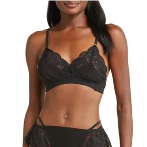 We Are HAH Ladies Lounge Bralette - Noir